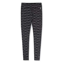 Smartwool Merino 250 Baselayer Pattern Bottom Women's in Black Mountain Fairisle